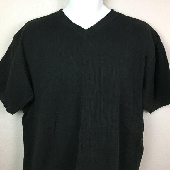 Old Navy Mens Black Short Sleeve V-Neck Casual T-Shirt Size Large - Picture 1 of 4